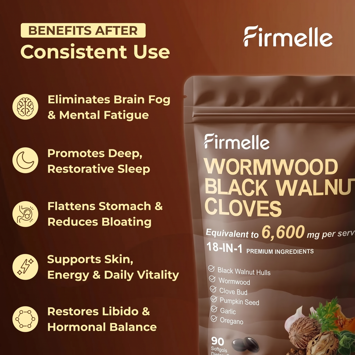Wormwood black walnuts